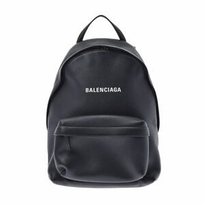 BALENCIAGA Backpack Black Leather Rucksack Daypack